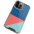 Checkered Split iPhone 15 Pro Max Clear Case