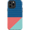 Checkered Split iPhone 15 Pro Max Impact Case