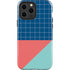Checkered Split iPhone 15 Pro Max Impact Case