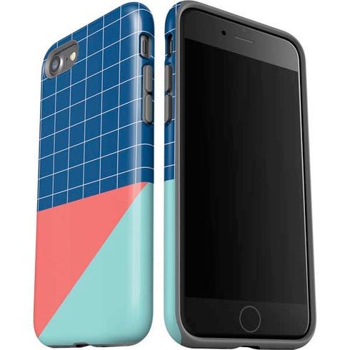 Checkered Split iPhone SE (2nd & 3rd Gen) Pro Case