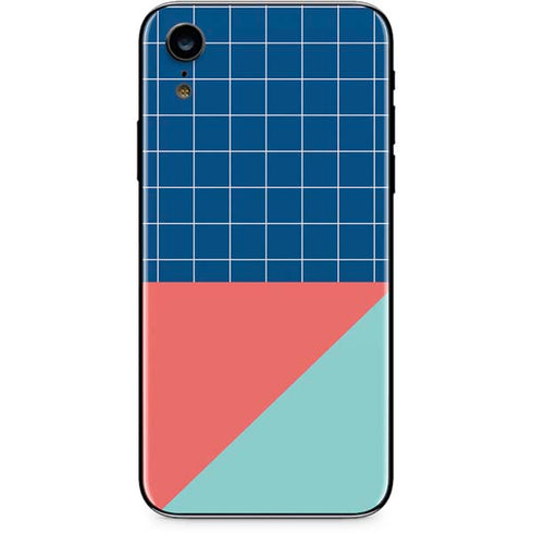 Checkered Split iPhone XR Skin