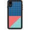 Checkered Split iPhone XR Waterproof Case