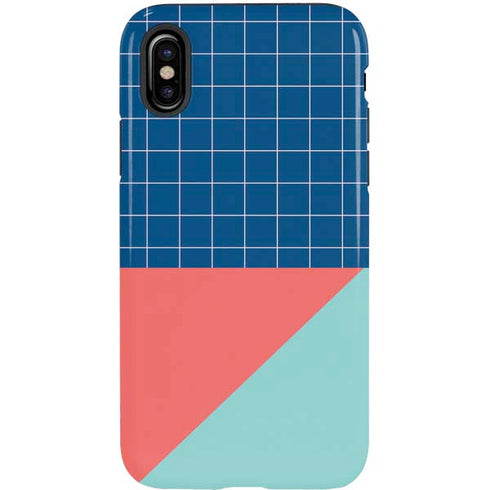 Checkered Split iPhone XS Pro Case
