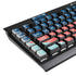 Checkered Split K95 RGB PLATINUM Mechanical Gaming Keyboard Skin