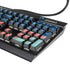Checkered Split K95 RGB PLATINUM Mechanical Gaming Keyboard Skin
