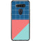 Checkered Split LG K51/Q51 Clear Case