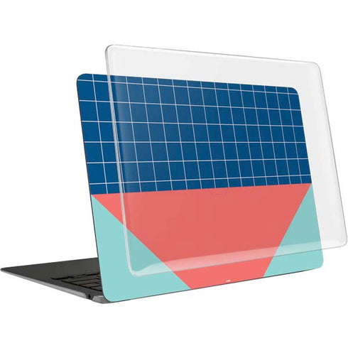 Checkered Split MacBook Air 13in (2020) Case plus Skin