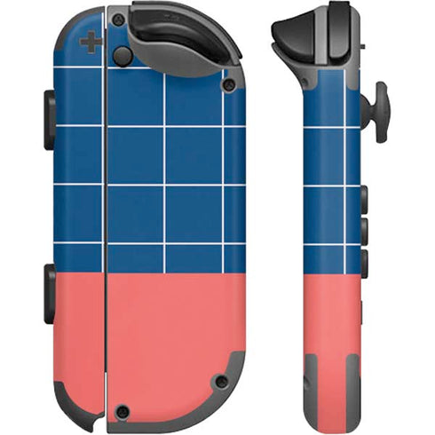 Checkered Split Nintendo Joy-Con (L/R) Controller Skin