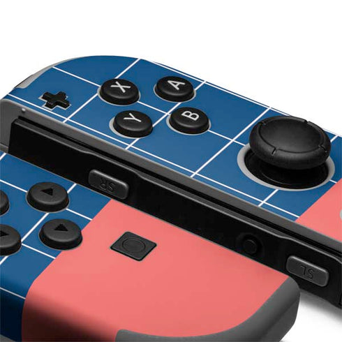 Checkered Split Nintendo Joy-Con (L/R) Controller Skin