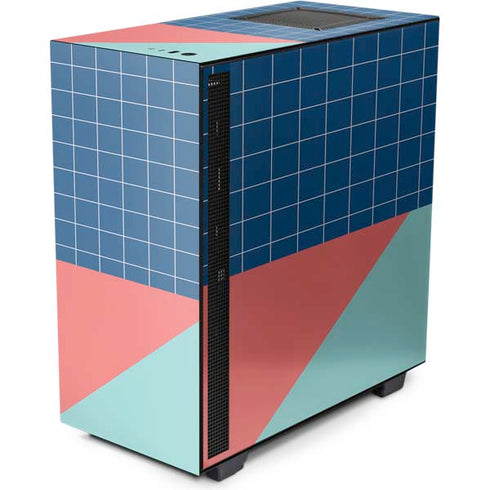 Checkered Split NZXT H510 Compact ATX Mid-Tower Case Skin
