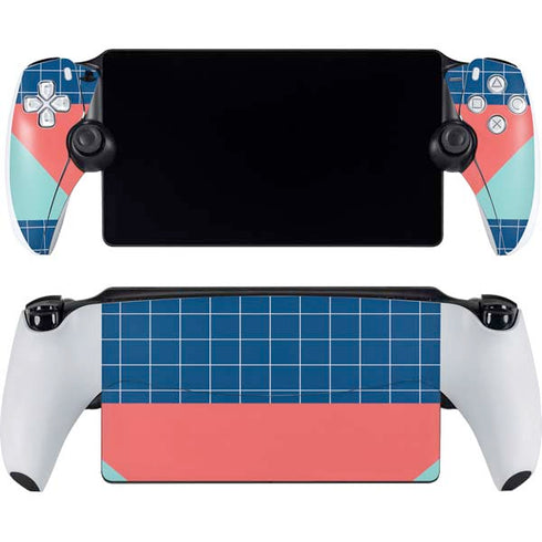 Checkered Split PlayStation Portal Remote Player Skin