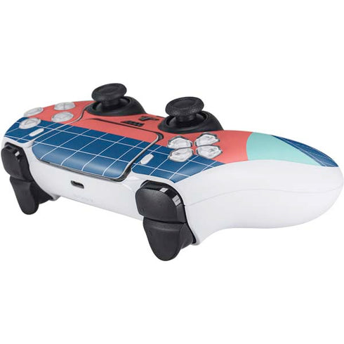 Checkered Split PS5 Controller Skin