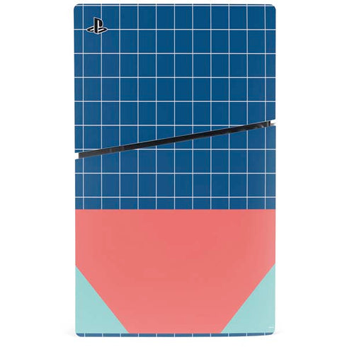 Checkered Split PS5 Slim Disk Bundle Skin