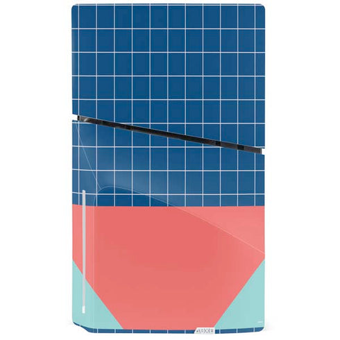 Checkered Split PS5 Slim Disk Bundle Skin