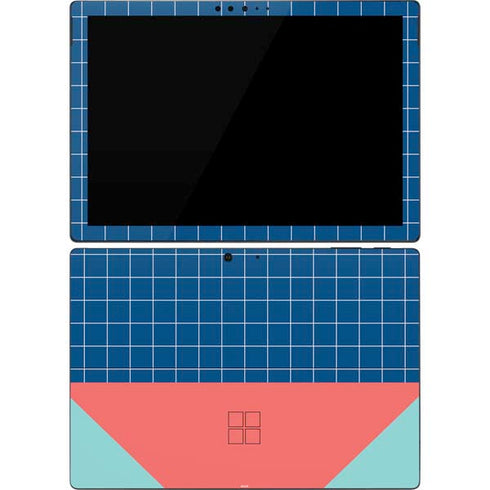 Checkered Split Surface Pro 7 Skin