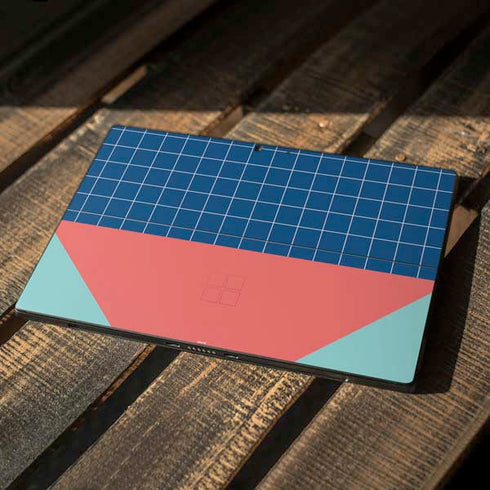 Checkered Split Surface Pro 7 Skin