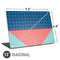 Checkered Split Universal Laptop 12in (9.8 x 6.8in) Skin