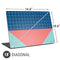 Checkered Split Universal Laptop 18in (14.6 x 10.6in) Skin