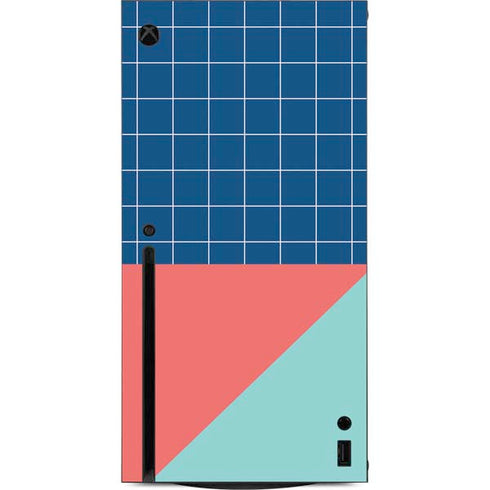 Checkered Split Xbox Series X Console Skin
