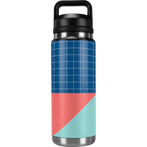 Checkered Split YETI Rambler 26oz Bottle Skin