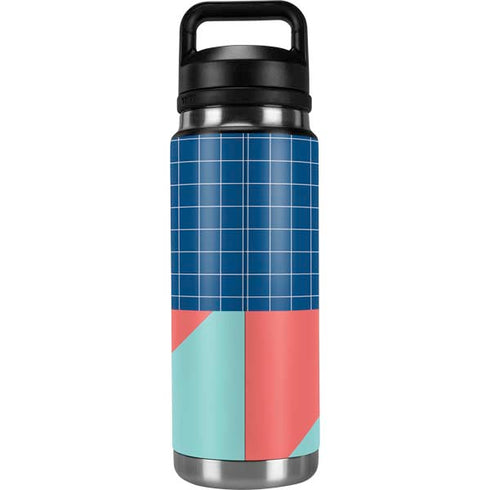 Checkered Split YETI Rambler 26oz Bottle Skin