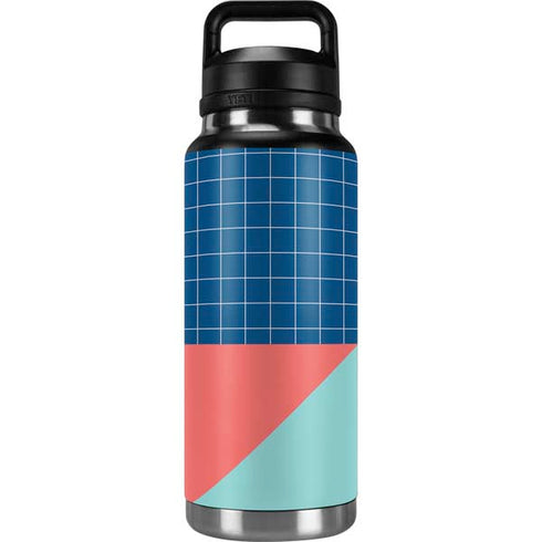Checkered Split YETI Rambler 36oz Bottle Skin