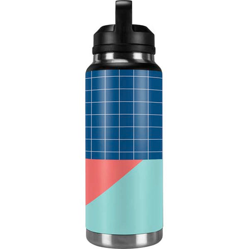 Checkered Split YETI Rambler 36oz Bottle Skin