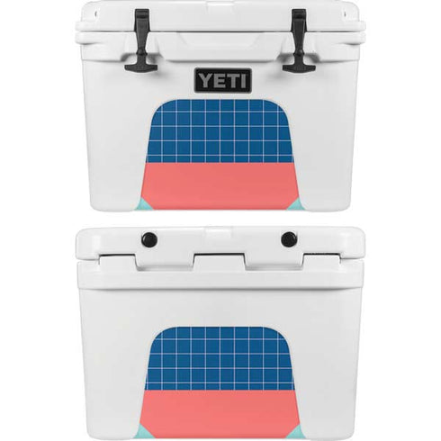 Checkered Split YETI Tundra 35 Hard Cooler Skin
