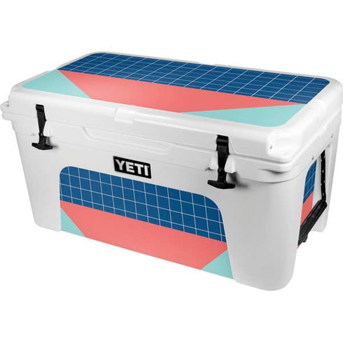 Checkered Split YETI Tundra 65 Hard Cooler Skin