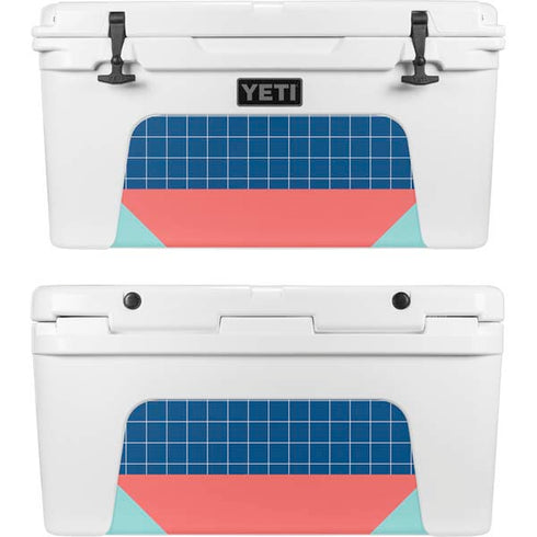 Checkered Split YETI Tundra 65 Hard Cooler Skin