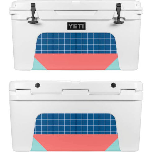 Checkered Split YETI Tundra 75 Hard Cooler Skin