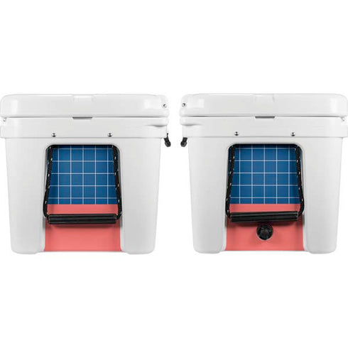 Checkered Split YETI Tundra 75 Hard Cooler Skin