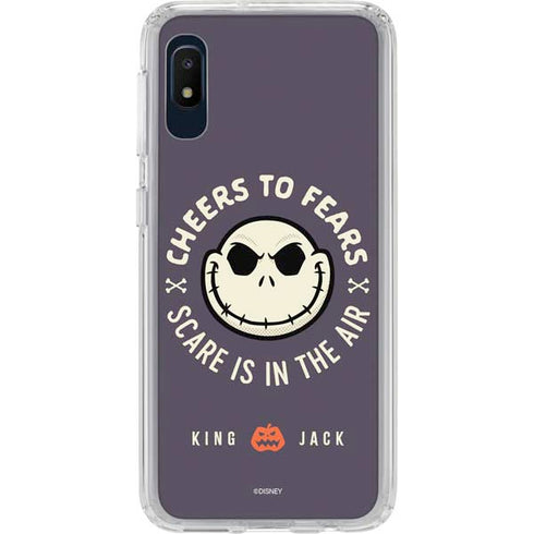 Disney The Nightmare Before Christmas Cheers to Fears Galaxy A10e Clear Case