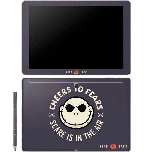 Disney The Nightmare Before Christmas Cheers to Fears Galaxy Book 12in Skin