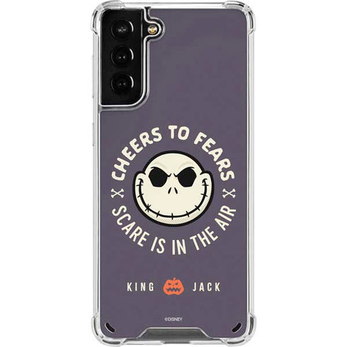 Disney The Nightmare Before Christmas Cheers to Fears Galaxy S21 Plus 5G Clear Case