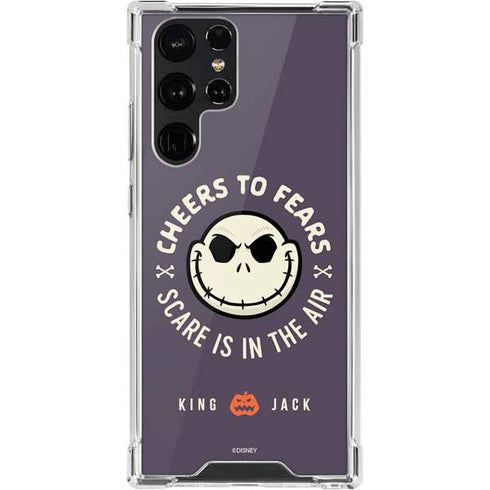 Disney The Nightmare Before Christmas Cheers to Fears Galaxy S22 Ultra Clear Case