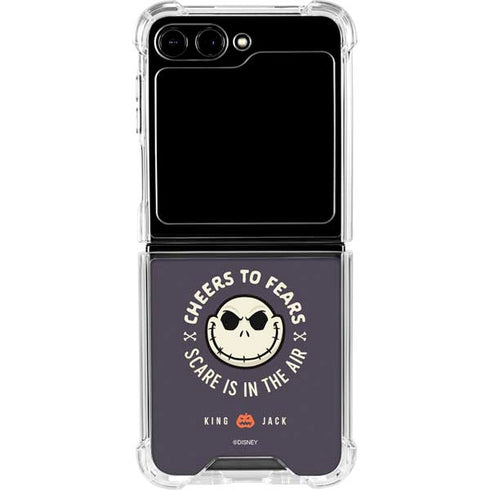 Disney The Nightmare Before Christmas Cheers to Fears Galaxy Z Flip5 5G Clear Case