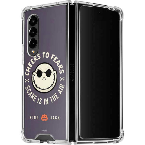 Disney The Nightmare Before Christmas Cheers to Fears Galaxy Z Fold4 5G Clear Case