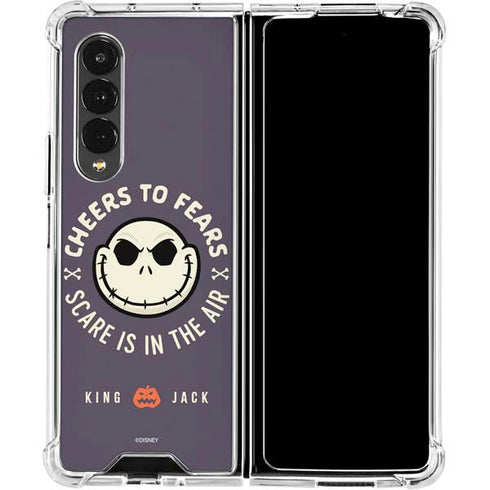 Disney The Nightmare Before Christmas Cheers to Fears Galaxy Z Fold4 5G Clear Case