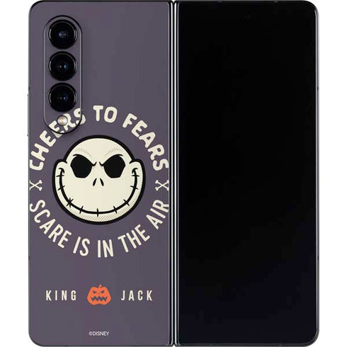 Disney The Nightmare Before Christmas Cheers to Fears Galaxy Z Fold4 5G Skin