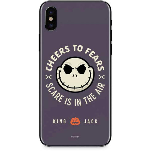 Disney The Nightmare Before Christmas Cheers to Fears iPhone XS Skin