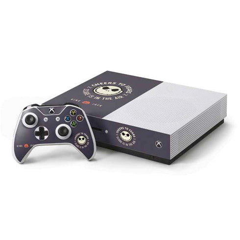 Disney The Nightmare Before Christmas Cheers to Fears Xbox One S Console and Controller Bundle Skin
