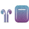 Cheetah Print Purple and Blue Apple AirPods Skin