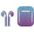 Cheetah Print Purple and Blue Apple AirPods Skin