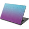Cheetah Print Purple and Blue Dell Chromebook Skin