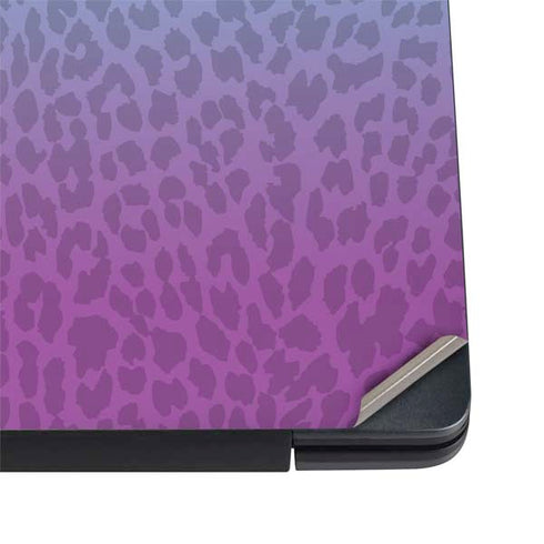 Cheetah Print Purple and Blue Dell Vostro Skin