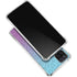 Cheetah Print Purple and Blue Galaxy A12 Clear Case