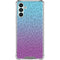 Cheetah Print Purple and Blue Galaxy A13 5G Clear Case