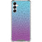Cheetah Print Purple and Blue Galaxy A14 5G Clear Case