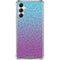 Cheetah Print Purple and Blue Galaxy A15 5G Clear Case